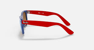 Ray-Ban Sunglasses RJ9066S 7083/87 Junior Wayfarer Blue/Red Blue Mirror Lens