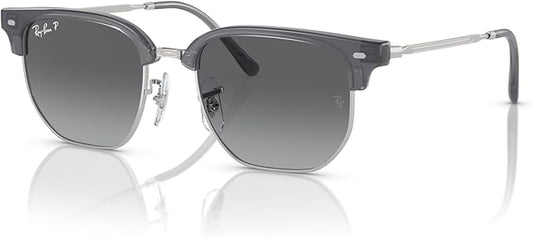 Ray-Ban SunglassesClubmaster Square RJ9116S 7134/T3 Opal Blue Grey on Silver Grey Gradient Polarized Lens