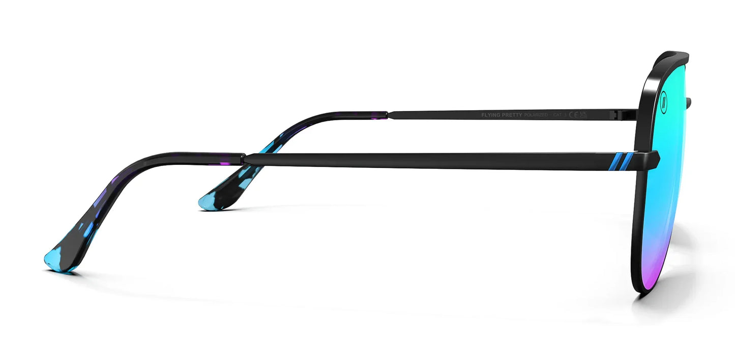 Blenders Sunglasses: Shadow Flying Pretty Blue Multi Polarized Lens