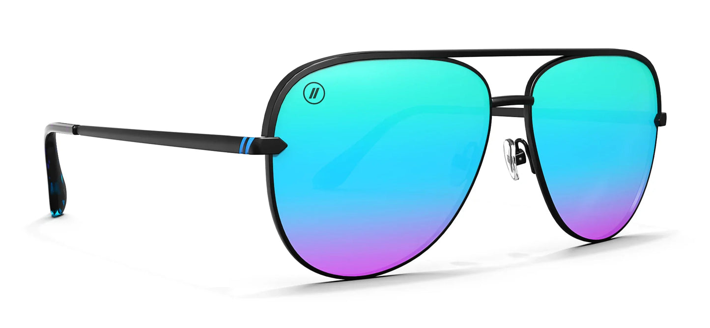 Blenders Sunglasses: Shadow Flying Pretty Blue Multi Polarized Lens